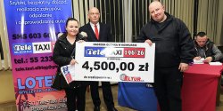 Tele Taxi rozda�o w�r�d swoich klient�w nagrody za 10 tys. z�! Kolejne losowanie za miesi�c!