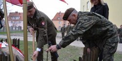 onierze zasadzili Db pamici. Drzewko "wyroso" na terenie braniewskiego batalionu