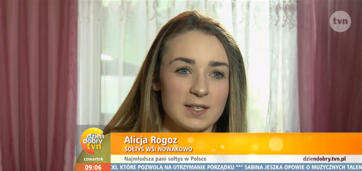 Alicja Rogoz z Nowakowa jest najmodszym sotysem w Polsce. Ma 19 lat!