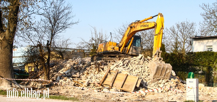 Wyburzono budynek przy Stawidłowej - zobacz zdjęcia z rozbiórki