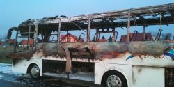 W Nowym Dworze Gdaskim doszcztnie spon autobus