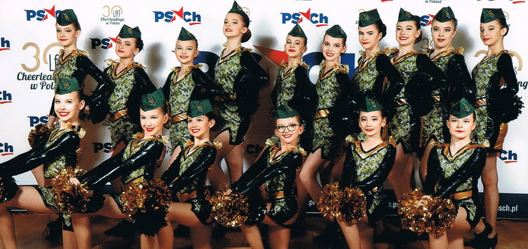  Cheerleadres Cadmans Junior po raz kolejne reprezentowały Elblag