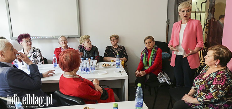 Urszula Pasławska spotkała się z elblążanami. „W PE będę szukać sojuszników do załatwienia spraw naszego regionu"