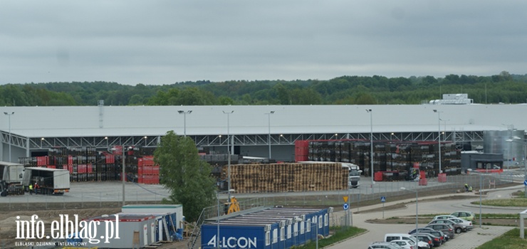 Żywiec zainwestował miliony na elbląskiej Modrzewinie. Centrum dystrybucyjne już działa