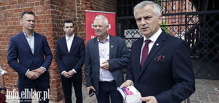 Kukiz'15 jak Piekarczyk? Kandydaci ruchu na europosłów odwiedzili Elbląg