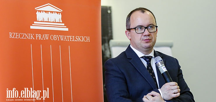 Adam Bodnar spotkał się z elblążanami. "Rzecznika Praw Obywatelskich ma stać na straży praw i wolności"