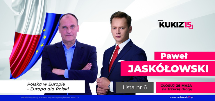 Poznaj Pawa Jaskowskiego - kandydata Kukiz’15 w wyborach do Parlamentu Europejskiego