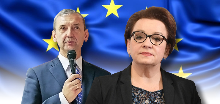 Wybory do europarlamentu. Anna Zalewska leci do Brukseli, a Broniarz wcale nie otwiera szampana