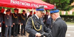Poegnanie st. bryg. Mariusza Koeckiego - Zastpcy Komendanta Miejskiego PSP w Elblgu