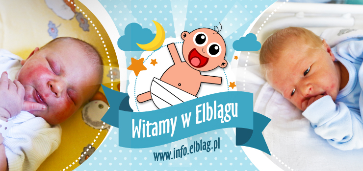 Witamy w Elblągu: Huberta, Michała i małego elblążanina