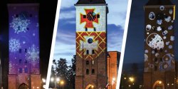 Herb, bombki i dekoracje Wielkanocne. Iluminacje wietle na Bramie Targowej dobrym pomysem na promocj miasta? 