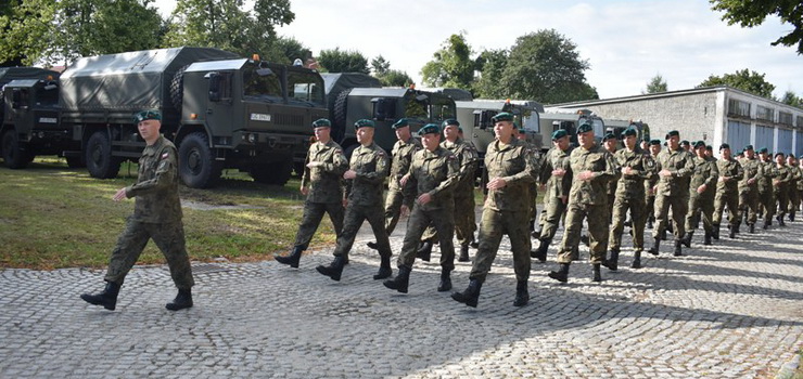 Na pierwszej zbirce stan aktualny stan osobowy 16. Puku Logistycznego w Elblgu