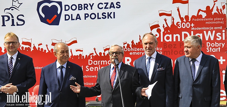 PiS oficjalnie rozpoczo kampani wyborcz w Elblgu. Na pocztek pokazao kandydatw