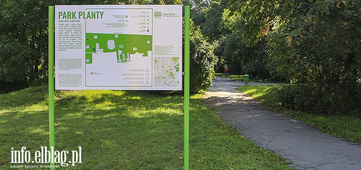 W elbląskich parkach pojawiły się nowe tablice informacyjne. Niebawem ruszymy ich szlakiem