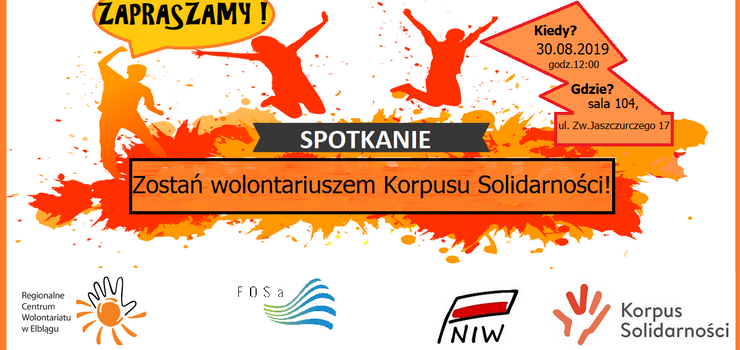 Zosta wolontariuszem Korpusu Solidarnoci!