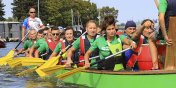 Smoki popyny. Wycigi wiolarzy na rzece Elblg