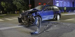 Grona kolizja na skrzyowaniu ulic Robotniczej i Obrocw Pokoju