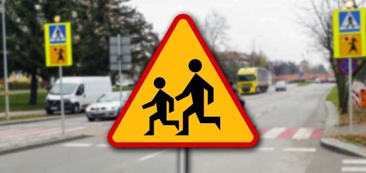 Kolejne ostrzegawcze znaki w pobliżu szkół