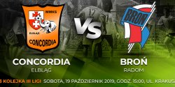 Rozbroi� Bro� i zwyci�y�. W sobot� Concordia zagra kolejny mecz w twierdzy Krakusa