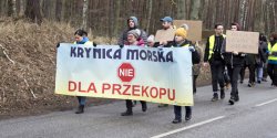 Teren przekazany, wykonawca mo�e rusza� z przekopem. Ekolodzy szykuj� si� do blokady inwestycji
