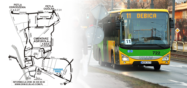 Jutro Wszystkich Świętych - komunikacja i organizacja ruchu