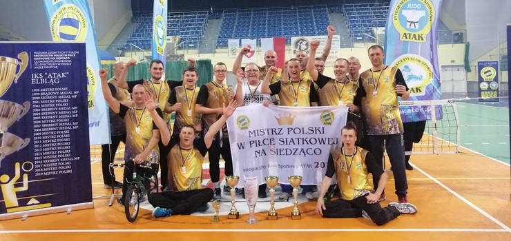 IKS „ATAK” ponownie mistrzem Polski w siatkwce na siedzco