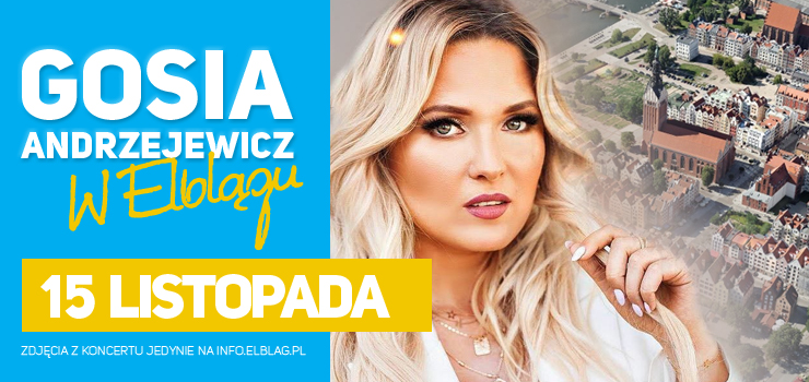 Gosia Andrzejewicz ponownie wystąpi w Elblągu!