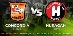W sobot� ostatni mecz przy Krakusa. Concordia ko�czy rund� pojedynkiem z Huraganem Mor�g