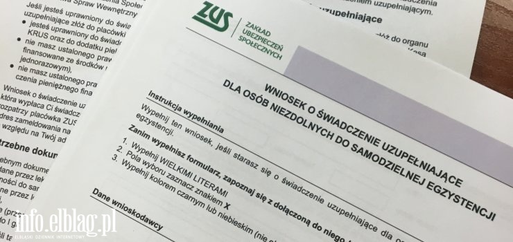 Due zainteresowanie wiadczeniem dla osb niezdolnych do samodzielnej egzystencji