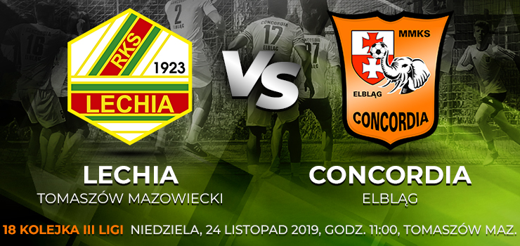 Po spokojną zimę do Tomaszowa. W niedzielę Concordia zagra ostatni mecz w tym roku
