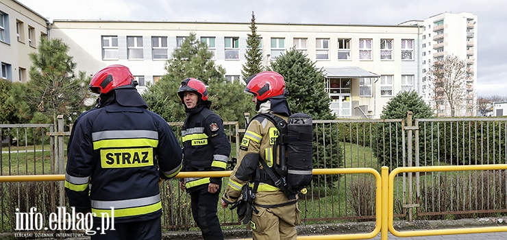 Ewakuowano uczniów SP nr 18. Ktoś rozpylił gaz pieprzowy na stołówce