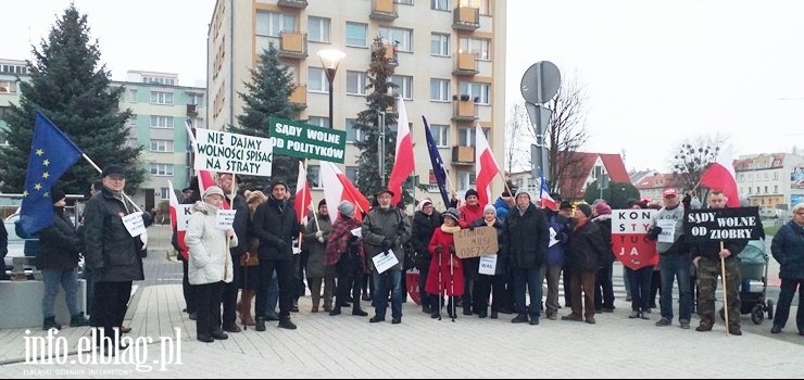 W Elblągu odbył się marsz poparcia dla sędziego Pawła Juszczyszyna