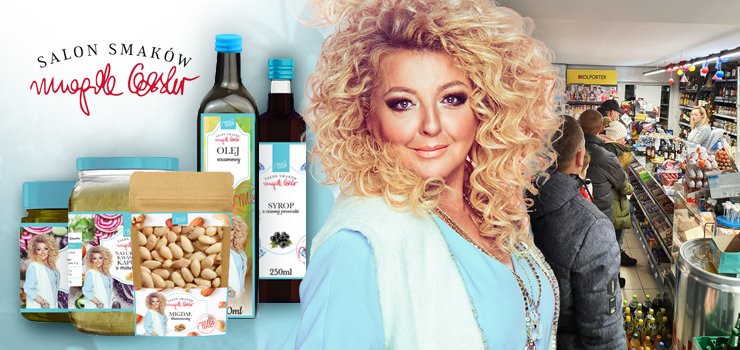 Tłumy elblążan na degustacji produktów Magdy Gessler w sklepach w Elblągu!