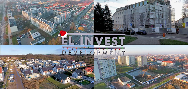 Jeden deweloper, cztery inwestycje. Zobacz, jak EL INVEST buduje w Elblągu nowe osiedla [FILM]
