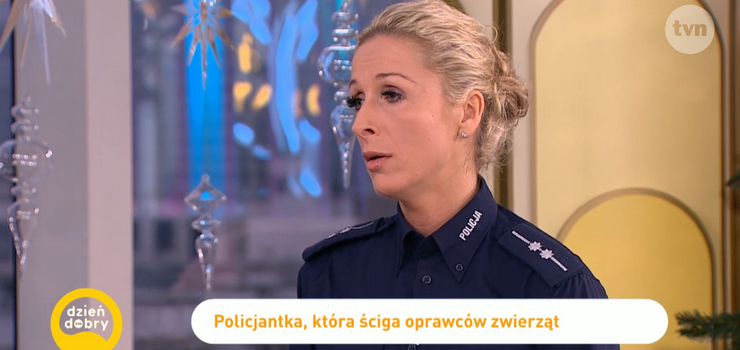 Policjantka z Elbląga w Dzień Dobry TVN. Ściga oprawców zwierząt, koledzy mówią o niej Psi Detektyw
