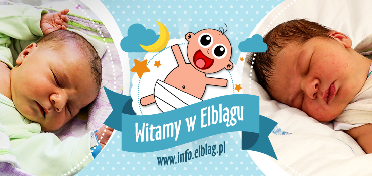 Witamy w Elblągu: Katarzynę, Weronikę, Zosię, Rozalkę, Kingę, Adriannę, Sambora, Kacpra, Jasia, Michałów i Antonich