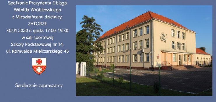 Spotkanie Prezydenta z mieszkańcami dzielnicy Zatorze