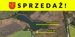 Atrakcyjna dzia�ka w pobli�u jeziora Korsu� na sprzeda�