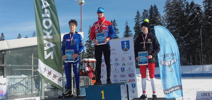 Elblążanin Wicemistrzem Polski Młodzików w łyżwiarstwie szybkim