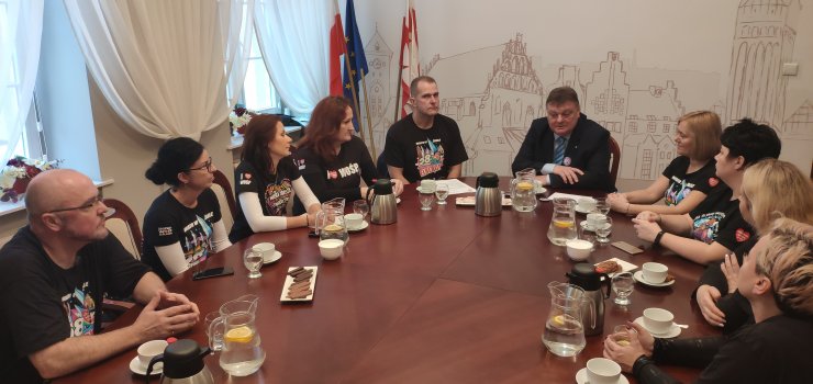 Podziękowanie za wspólne granie