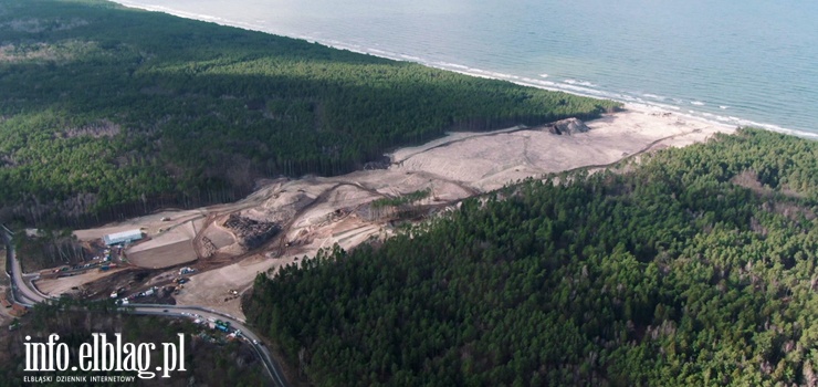 Trwają prace przy budowie Kanału. Zobacz aktualne zdjęcia i film z drona