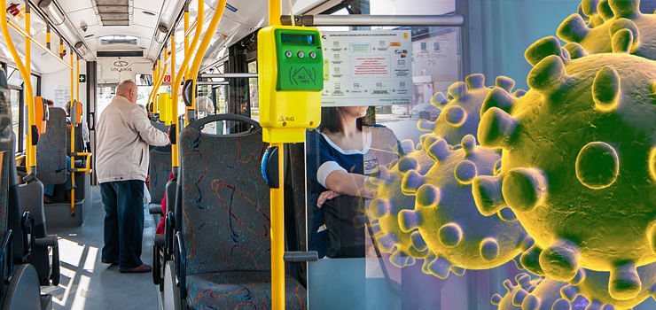 Koronawirus: W autobusach i tramwajach trwa czyszczenie, w Elblągu pojawiły się też plakaty