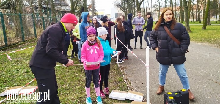 Odbya si I Spartakiada elblskich szk podstawowych i ponadpodstawowych w biegu na orientacj