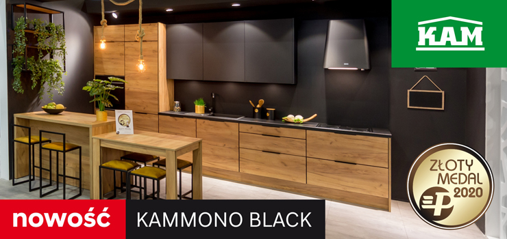 Złoty medal dla mebli kuchennych KAMMONO Black