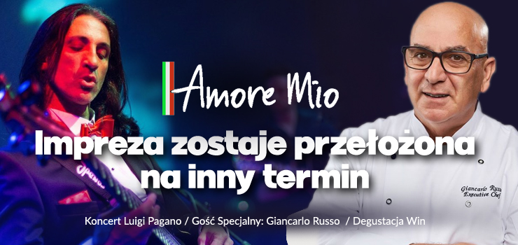 Impreza w Amore Mio przełożona