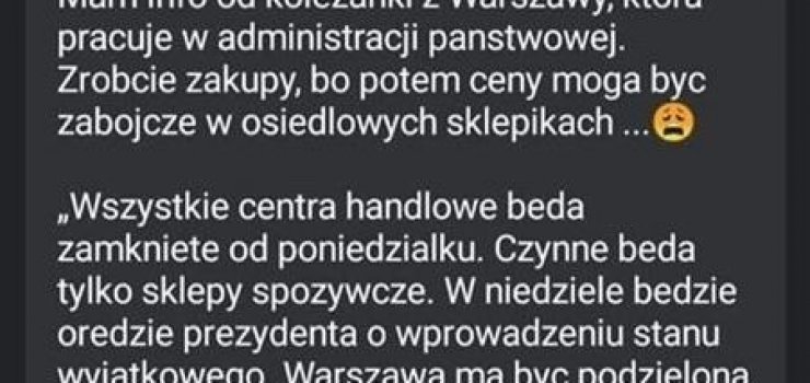 Komenda Główna Policji apeluje! UWAGA na #FakeNews!