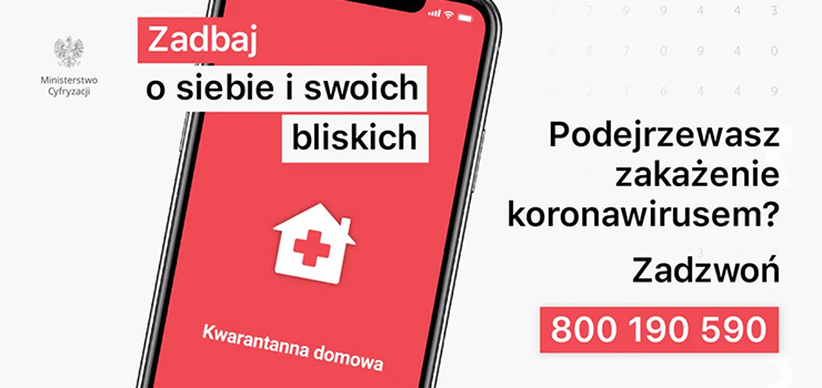 Jeste objty kwarantann? Skorzystaj z bezpatnej aplikacji „Kwarantanna domowa”