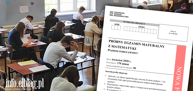 "Ktoś z nas zażartował". Trwa próbna matura, uczniowie dostali arkusze sprzed kilku lat