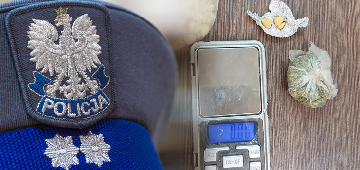 Narkotyki w mieszkaniu przy al.Grunwaldzkiej w Elblągu