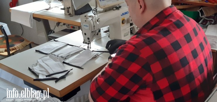 Służba Więzienna nie przestaje szyć maseczek